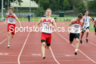 Mens and Boys 100 metres, 2021 North Eastern Track and Field Champs., Middesbrough. Photo: David T. Hewitson/Sports for All Pics